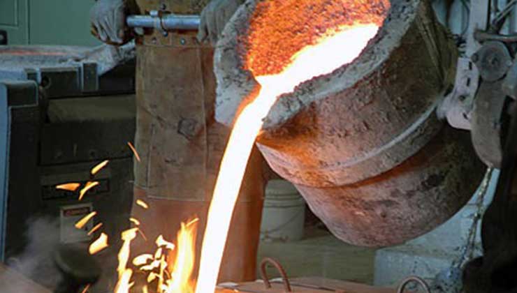 The first aluminum casting in Tehran